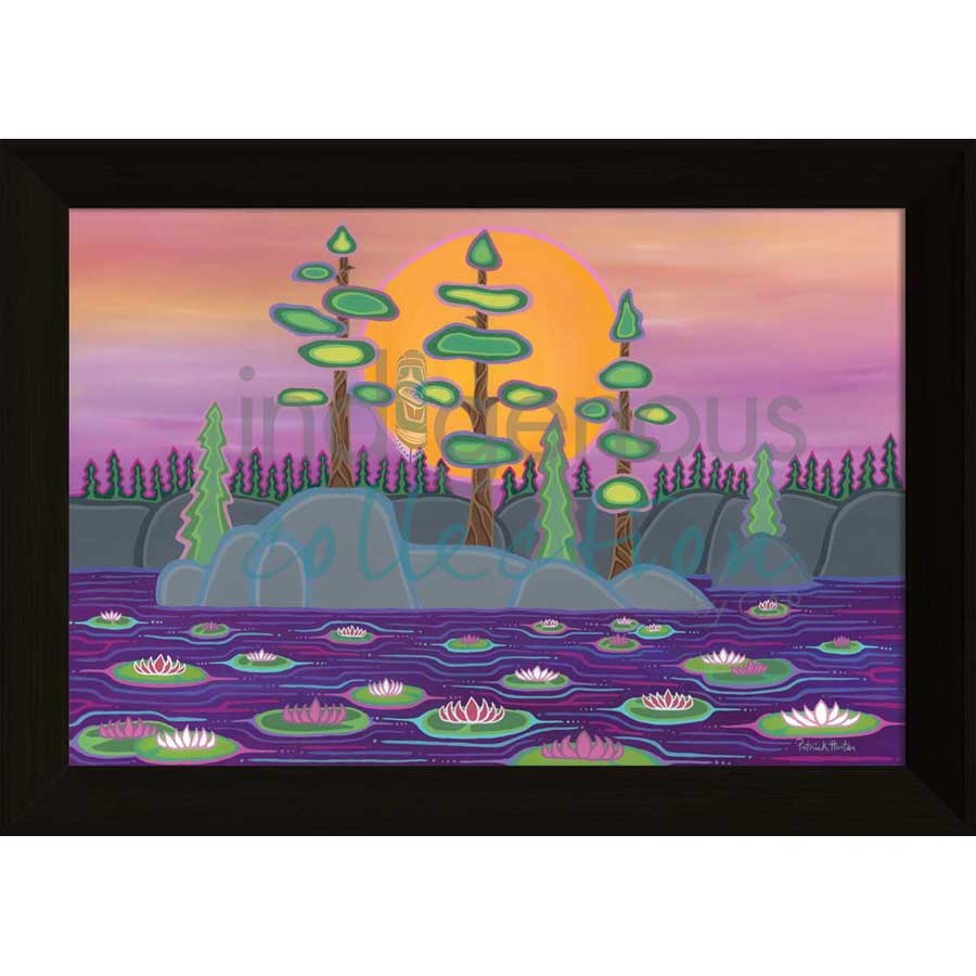 Ponder by artist Patrick Hunter - Ojibway. Indigenous Collection