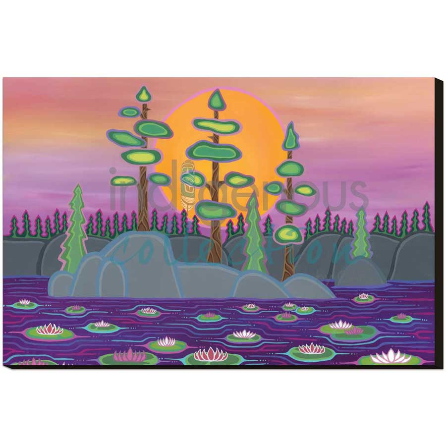 Ponder by artist Patrick Hunter - Ojibway. Indigenous Collection