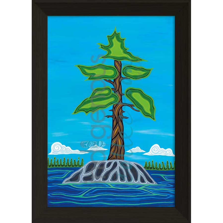 White Pine by artist Patrick Hunter - Ojibway. Indigenous Collection