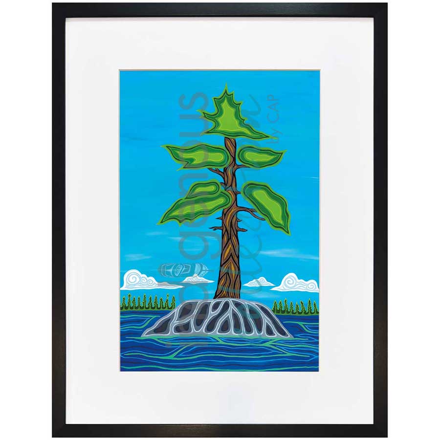White Pine by artist Patrick Hunter - Ojibway. Indigenous Collection