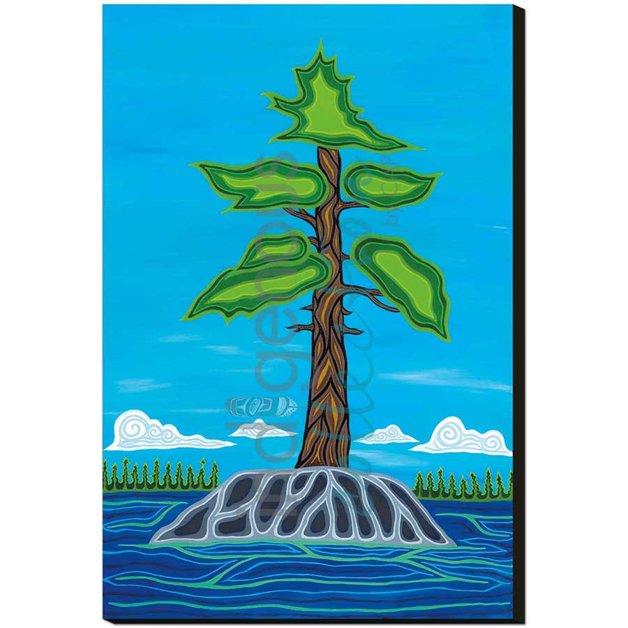 White Pine by artist Patrick Hunter - Ojibway. Indigenous Collection