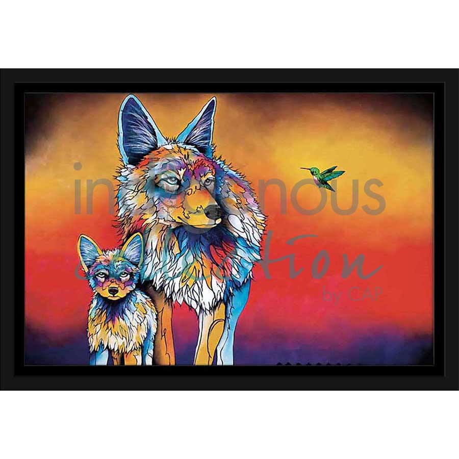 Tiny Visitor by artist Micqaela Jones - Te-Moak. Indigenous Collection