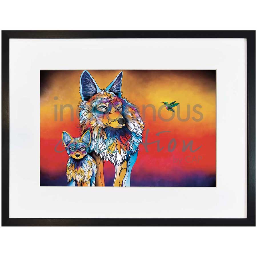 Tiny Visitor by artist Micqaela Jones - Te-Moak. Indigenous Collection