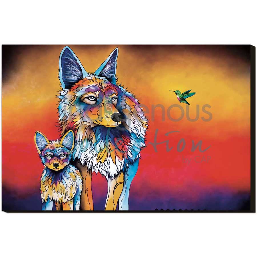 Tiny Visitor by artist Micqaela Jones - Te-Moak. Indigenous Collection