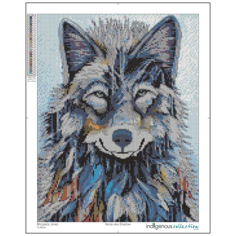 Kenai aka Shadow Diamond Art Kit by artist Micqaela Jones