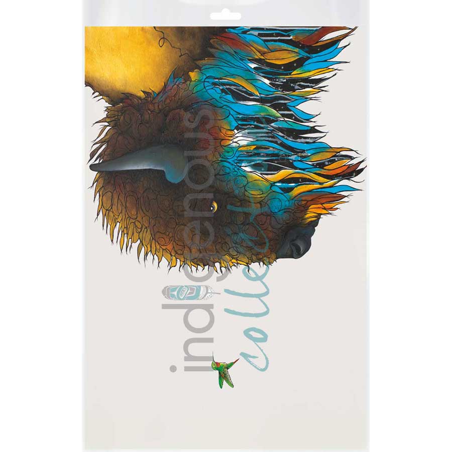 Sharing Wisdom by artist Micqaela Jones - Te-Moak. Indigenous Collection