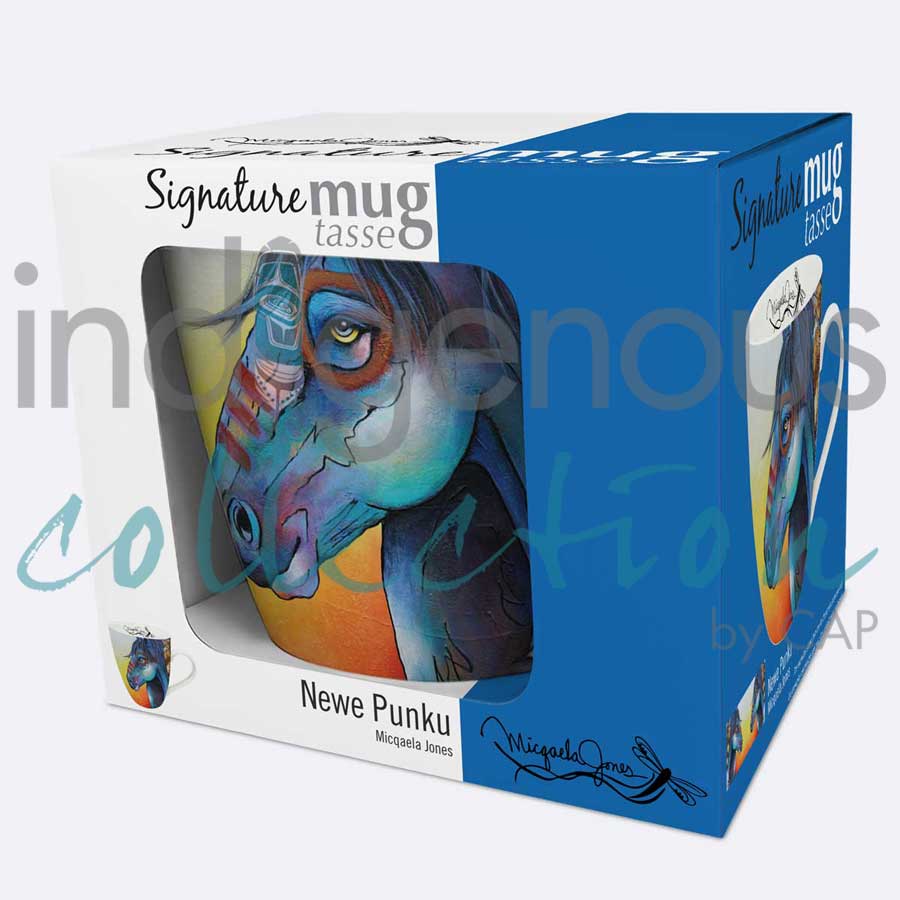 Newe Punku  18 oz. Signature Mug by artist Micqaela Jones