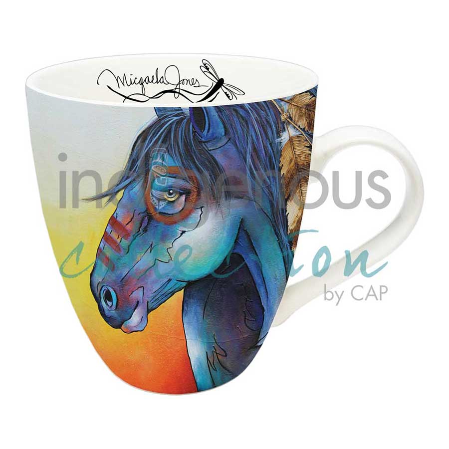 Newe Punku  18 oz. Signature Mug by artist Micqaela Jones