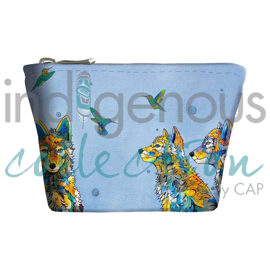 First Encounters Coin Purse by artist Micqaela Jones