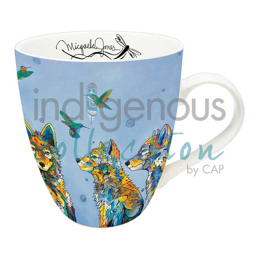 First Encounters 18 oz. Signature Mug by artist Micqaela Jones