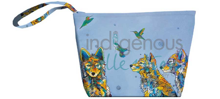 First Encounters Small Tote Bag by artist Micqaela Jones