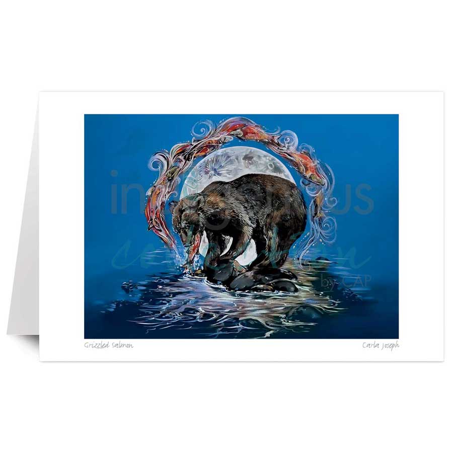 Grizzled Salmon by artist Carla Joseph