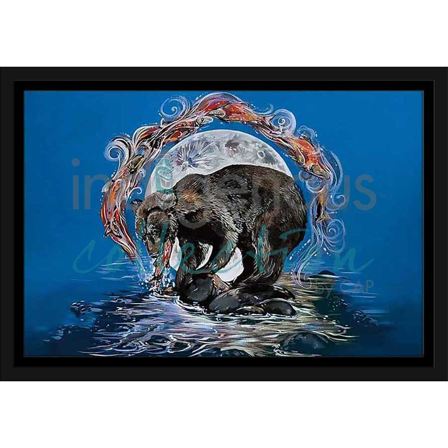 Grizzled Salmon by artist Carla Joseph - Métis/Cree. Indigenous Collection