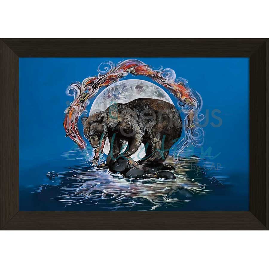 Grizzled Salmon by artist Carla Joseph - Métis/Cree. Indigenous Collection