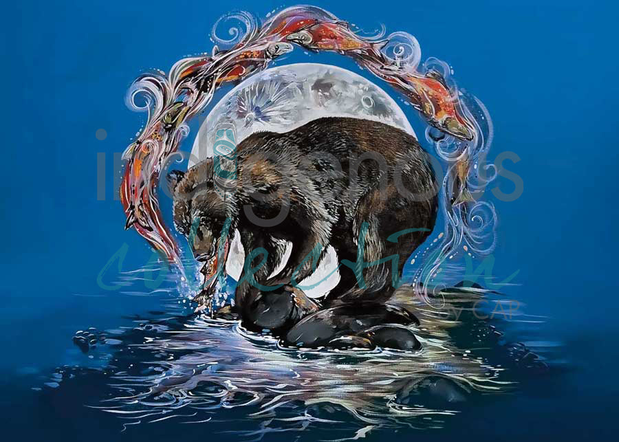 Grizzled Salmon by artist Carla Joseph