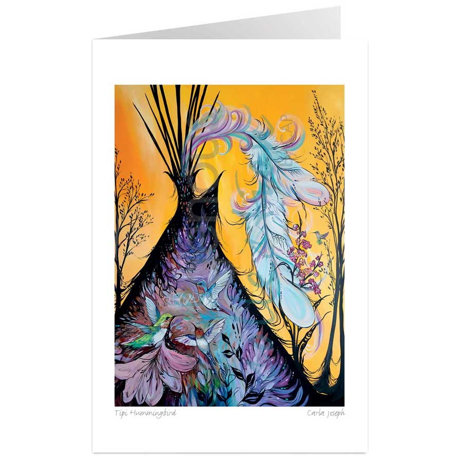 Tipi Hummingbird by artist Carla Joseph