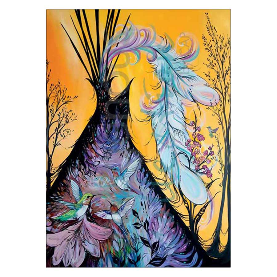 Tipi Hummingbird Canvas Prints