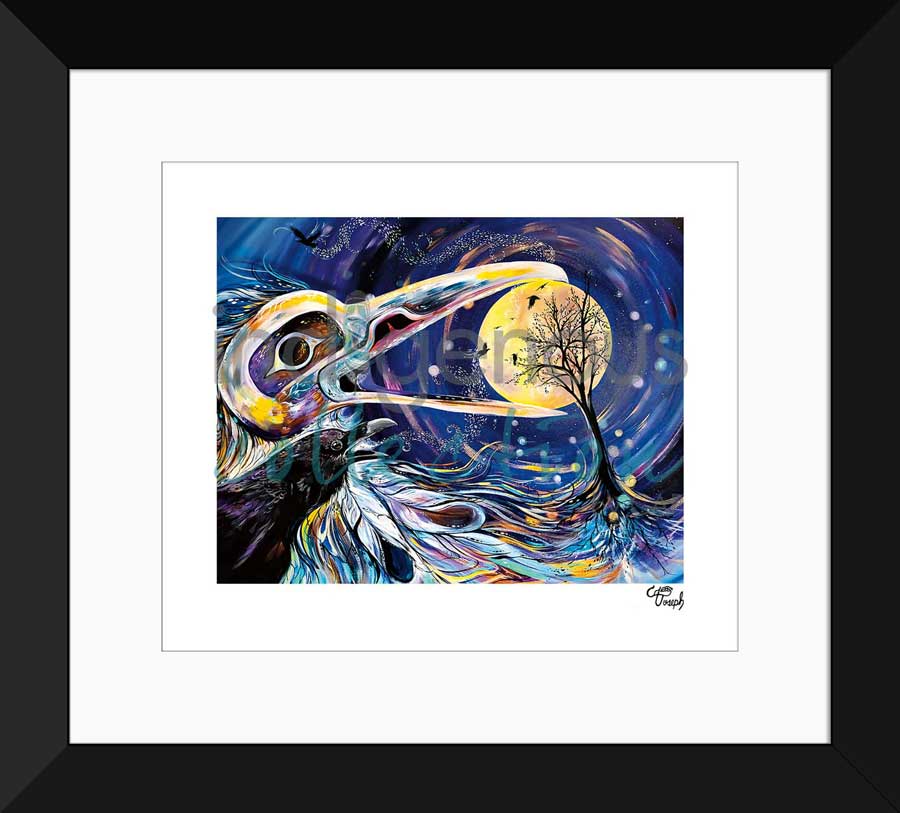 Raven Moon Limited Edition. Indigenous Collection