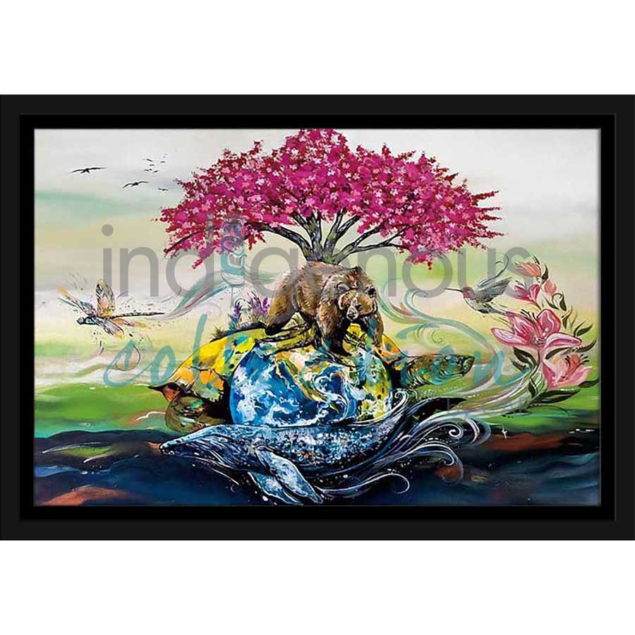 Love Earth by artist Carla Joseph - Métis/Cree. Indigenous Collection