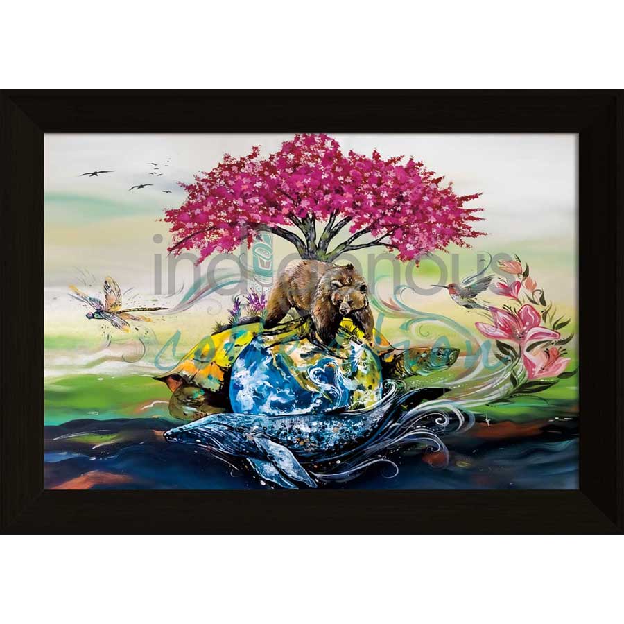 Love Earth by artist Carla Joseph - Métis/Cree. Indigenous Collection