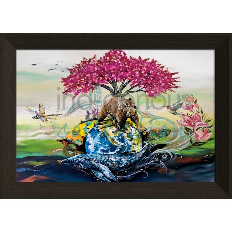 Love Earth by artist Carla Joseph - Métis/Cree. Indigenous Collection