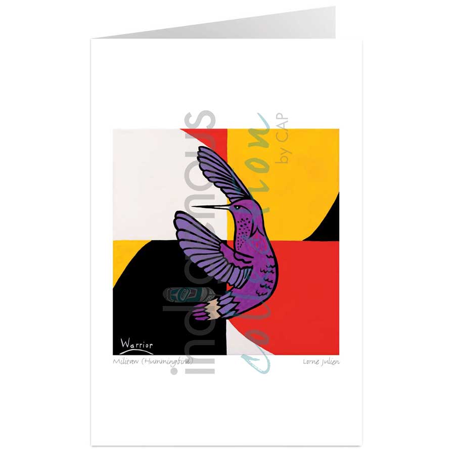 Militaw (Hummingbird) by artist Lorne Julien