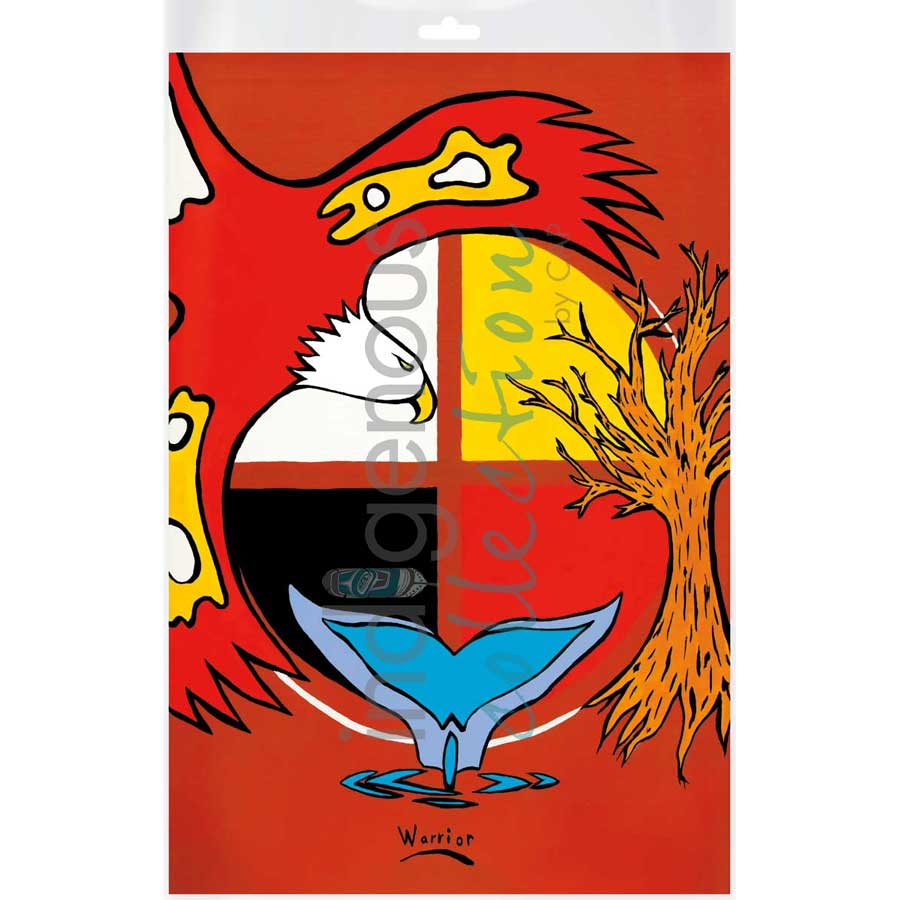 Wksitqamuk (Earth) by artist Lorne Julien - Mi'kmaq. Indigenous Collection