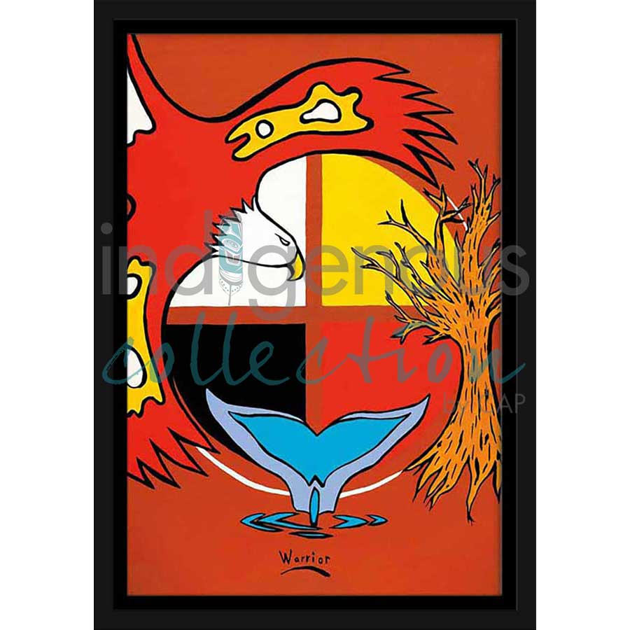 Wksitqamuk (Earth) by artist Lorne Julien - Mi'kmaq. Indigenous Collection