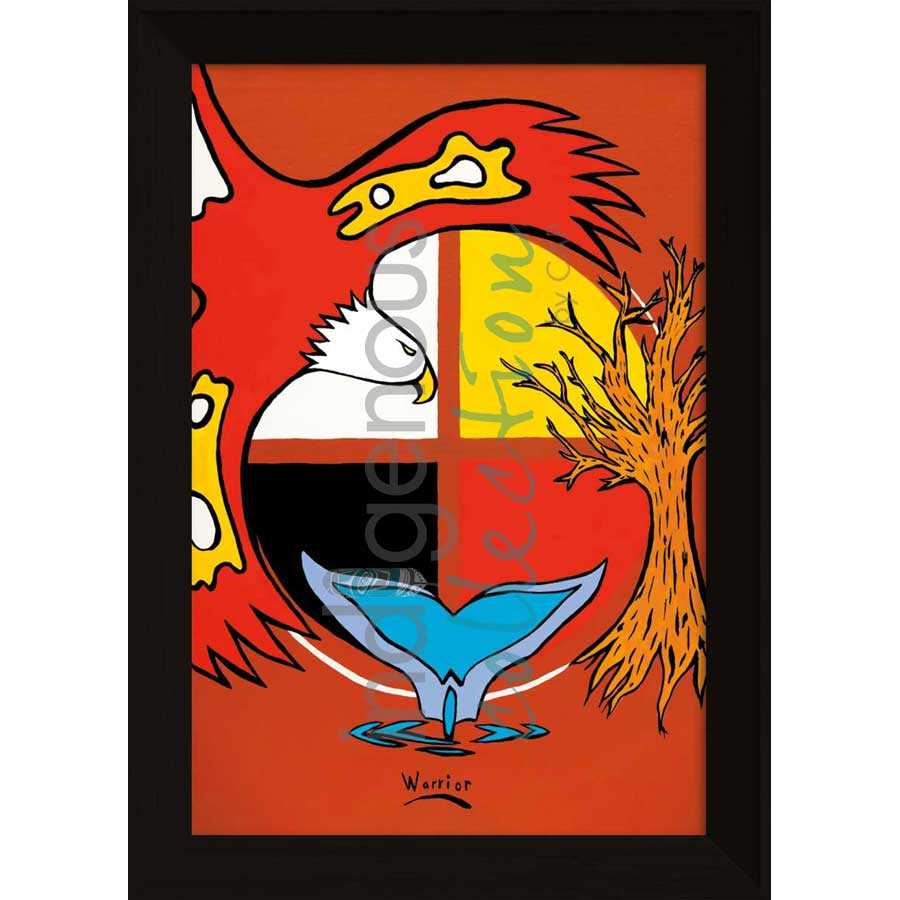 Wksitqamuk (Earth) by artist Lorne Julien - Mi'kmaq. Indigenous Collection