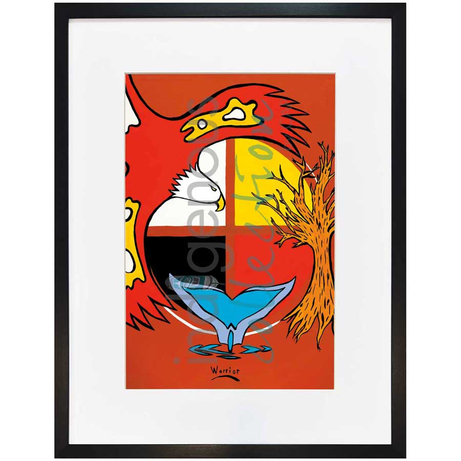 Wksitqamuk (Earth) by artist Lorne Julien - Mi'kmaq. Indigenous Collection