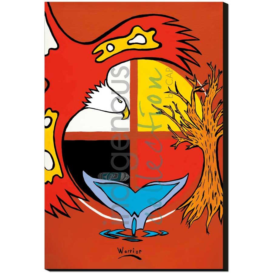 Wksitqamuk (Earth) by artist Lorne Julien - Mi'kmaq. Indigenous Collection