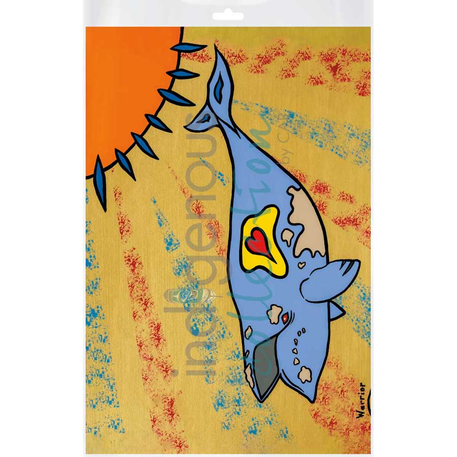 Right Whale Spirit by artist Lorne Julien - Mi'kmaq. Indigenous Collection