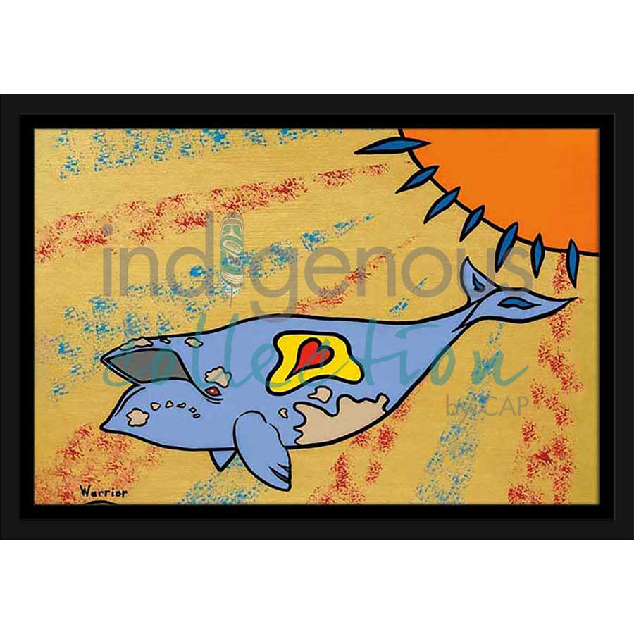 Right Whale Spirit by artist Lorne Julien - Mi'kmaq. Indigenous Collection