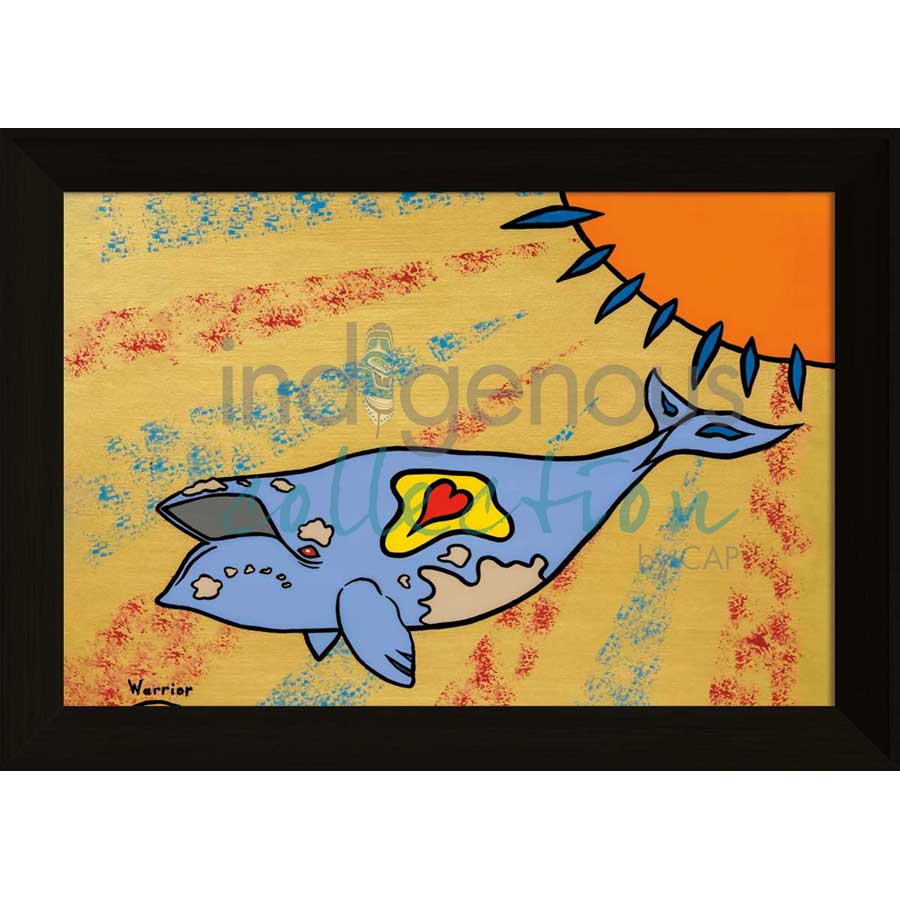 Right Whale Spirit by artist Lorne Julien - Mi'kmaq. Indigenous Collection