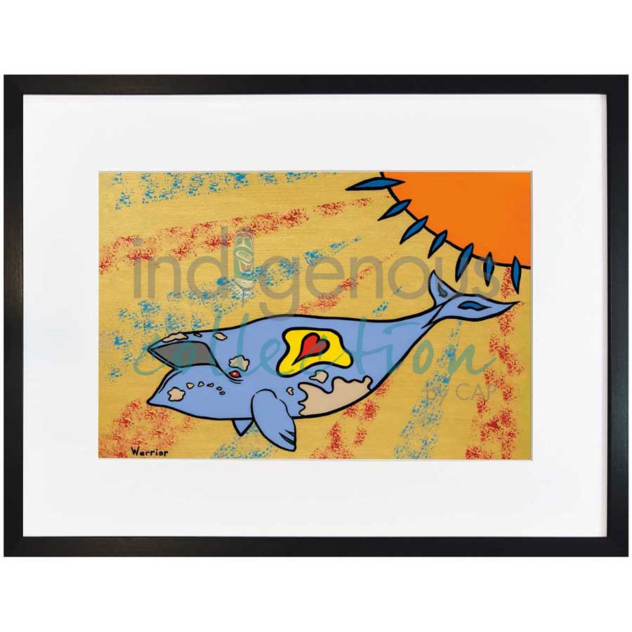 Right Whale Spirit by artist Lorne Julien - Mi'kmaq. Indigenous Collection