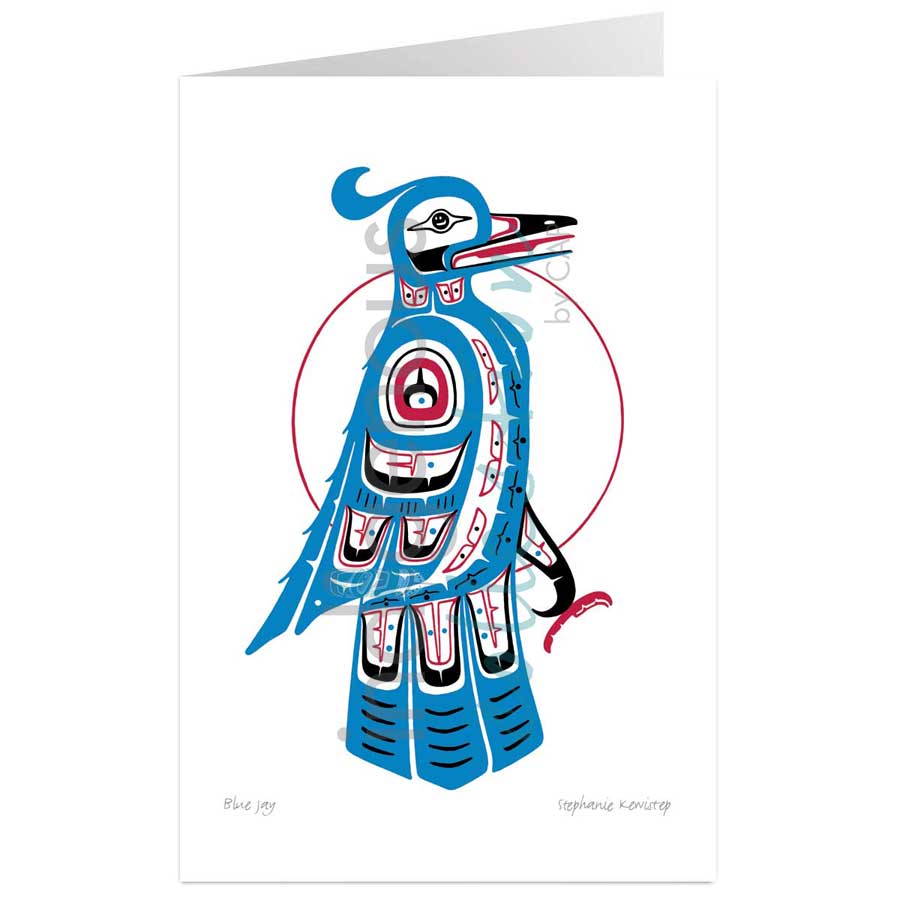 Blue Jay by artist Stephanie Kewistep