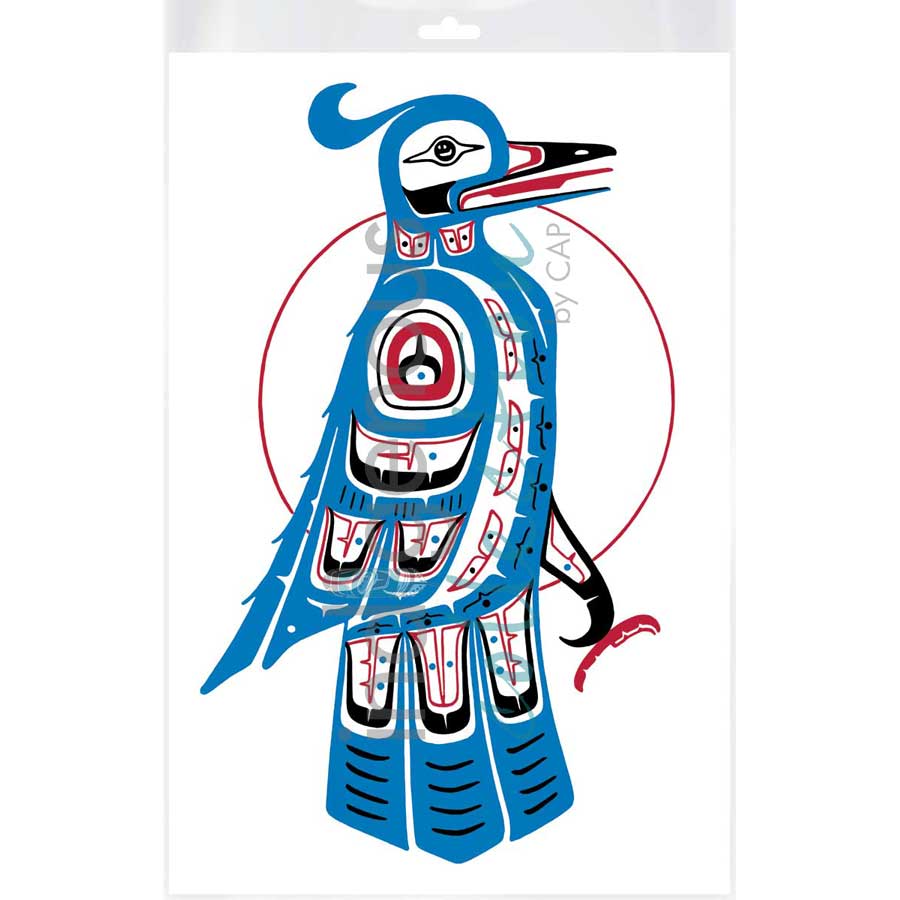 Blue Jay by artist Stephanie Kewistep - Saulteaux . Indigenous Collection