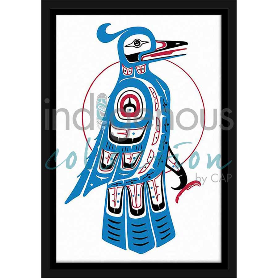 Blue Jay by artist Stephanie Kewistep - Saulteaux . Indigenous Collection