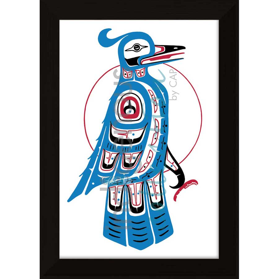 Blue Jay by artist Stephanie Kewistep - Saulteaux . Indigenous Collection