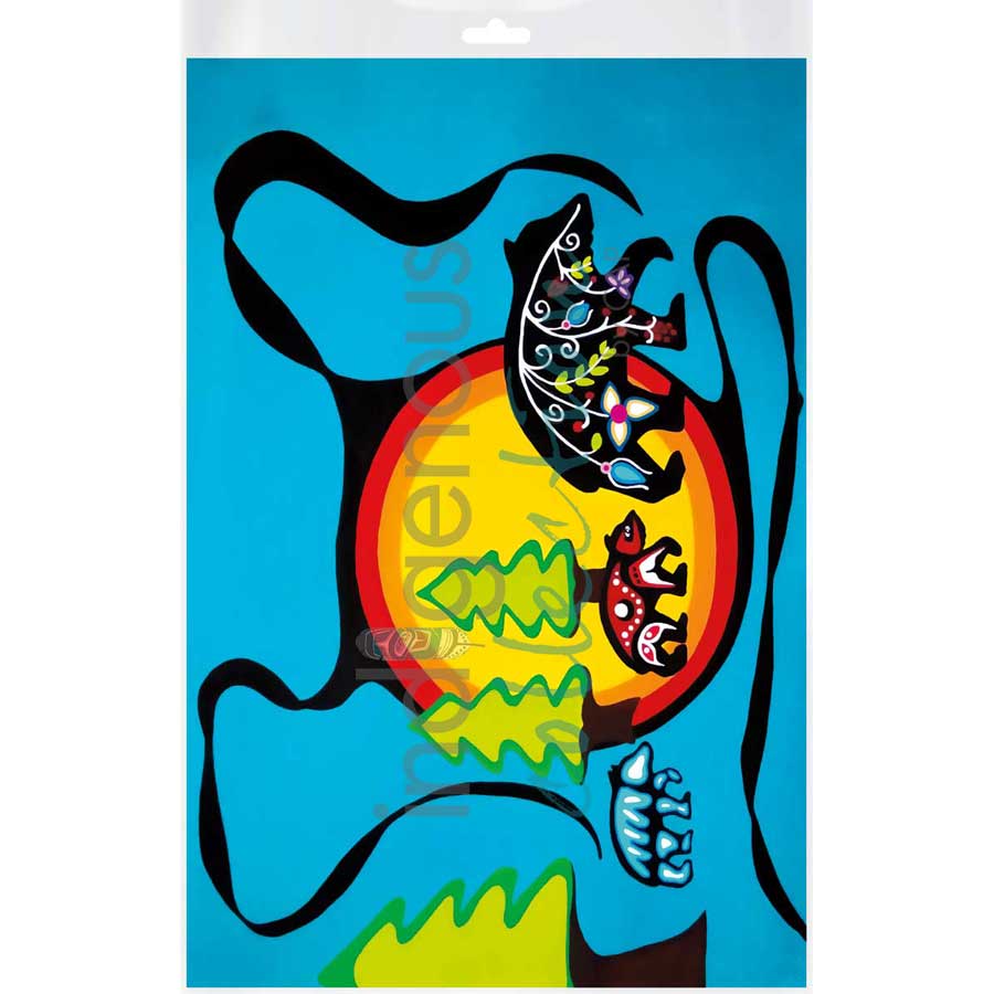 3 Spirit Bears by artist Shana Yellow Calf - Northern Arapaho. Indigenous Collection