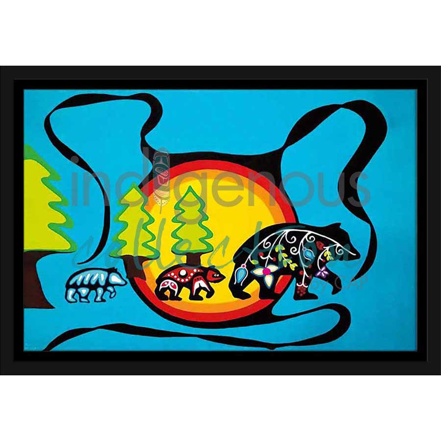 3 Spirit Bears by artist Shana Yellow Calf - Northern Arapaho. Indigenous Collection