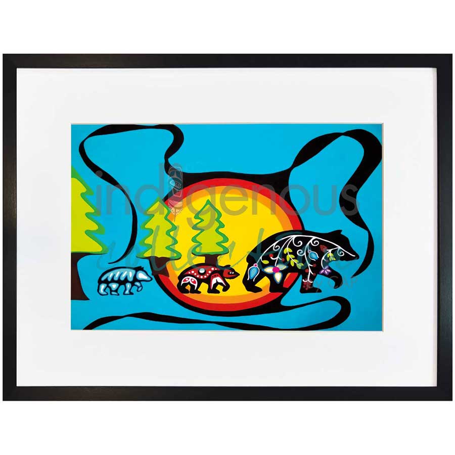 3 Spirit Bears by artist Shana Yellow Calf - Northern Arapaho. Indigenous Collection