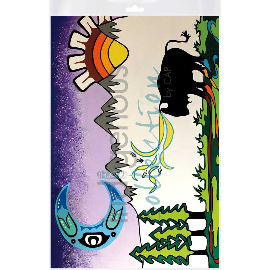 Sun Moon Spirit by artist Shana Yellow Calf - Northern Arapaho. Indigenous Collection