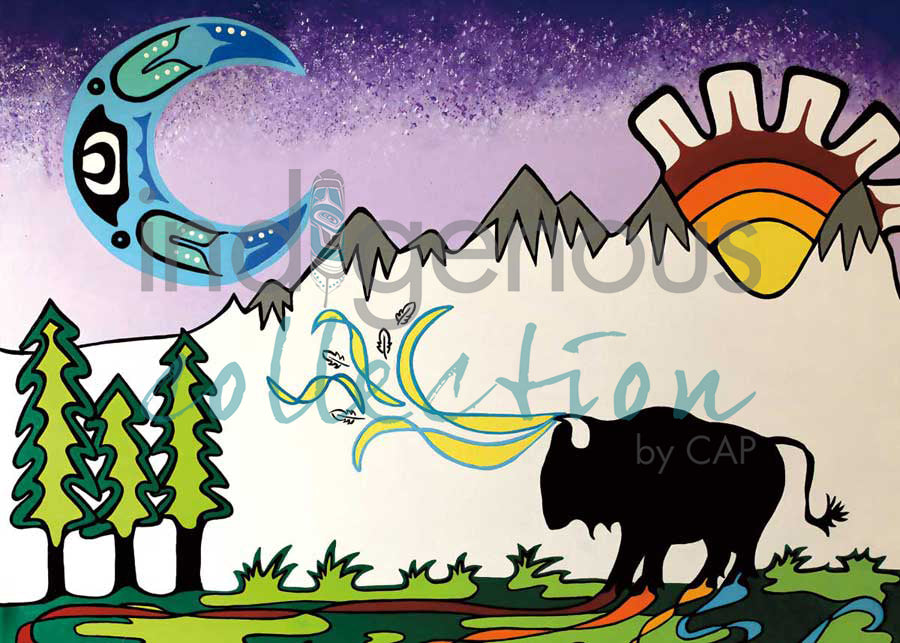 Sun Moon Spirit by artist Shana Yellow Calf