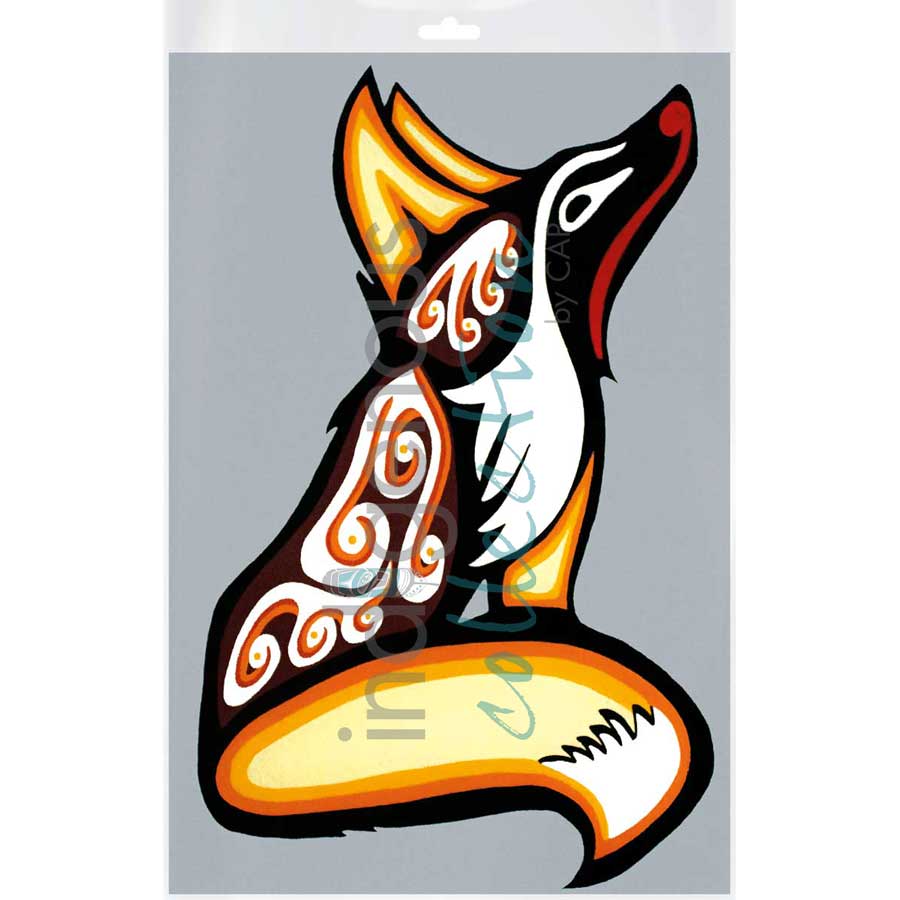 Fox by artist Shana Yellow Calf - Northern Arapaho. Indigenous Collection