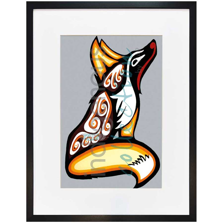 Fox by artist Shana Yellow Calf - Northern Arapaho. Indigenous Collection