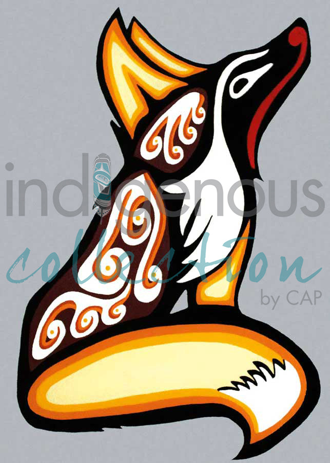 Fox by artist Shana Yellow Calf