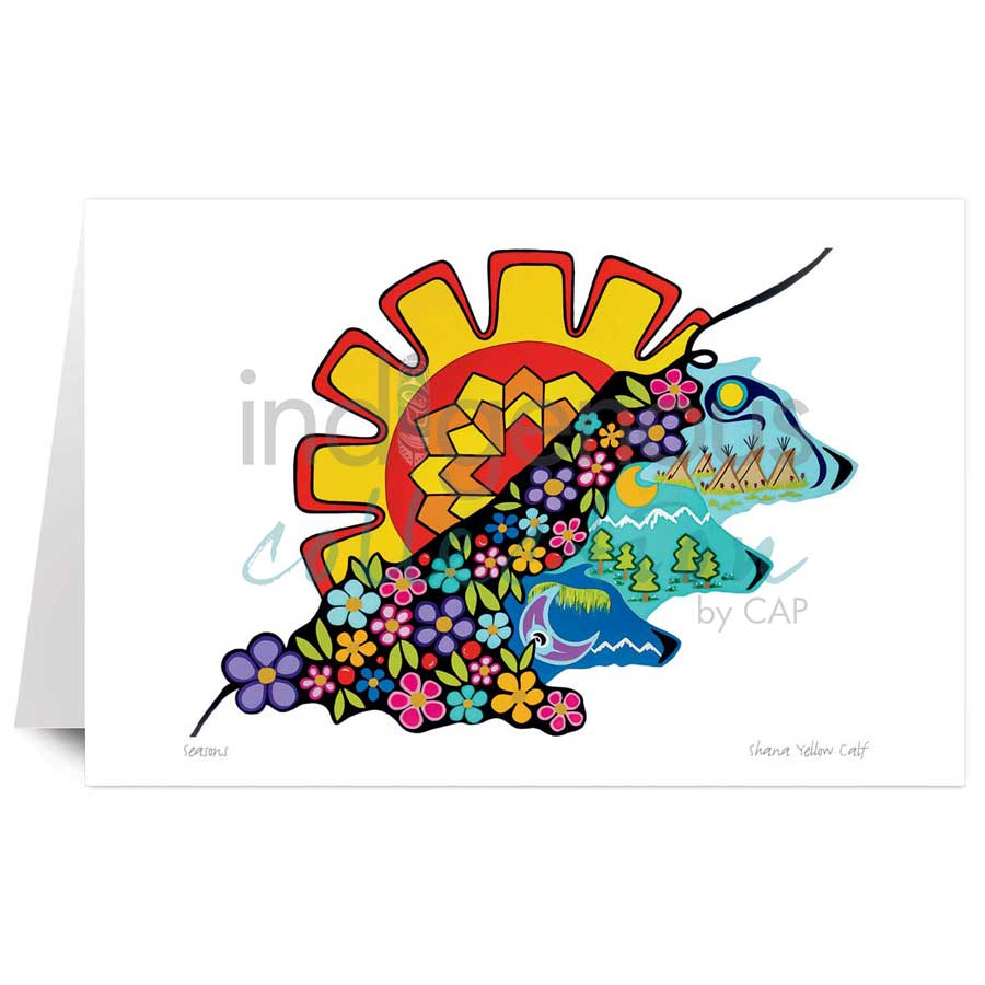 Seasons by artist Shana Yellow Calf