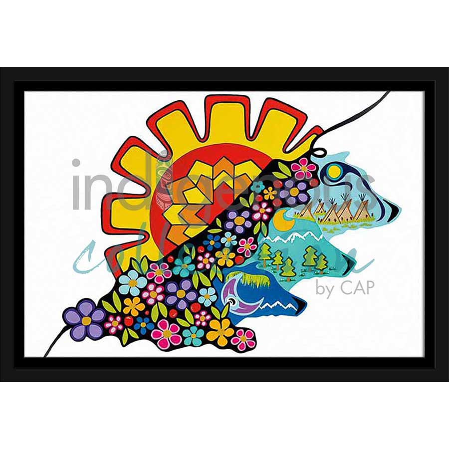 Seasons by artist Shana Yellow Calf - Northern Arapaho. Indigenous Collection