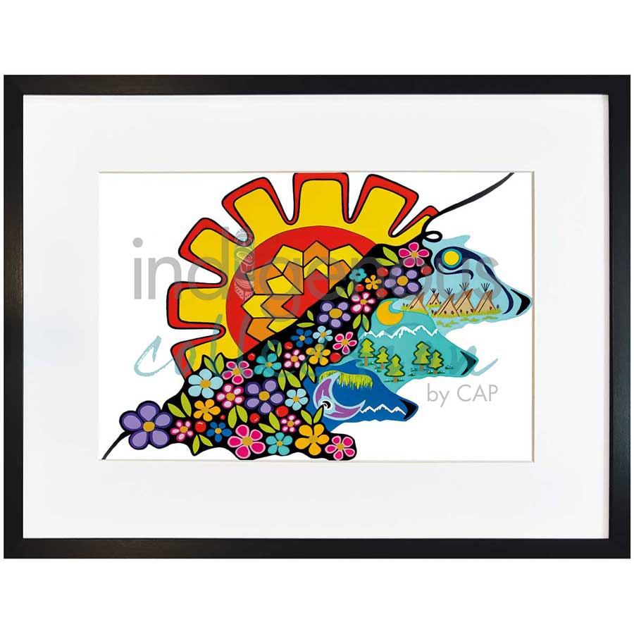 Seasons by artist Shana Yellow Calf - Northern Arapaho. Indigenous Collection
